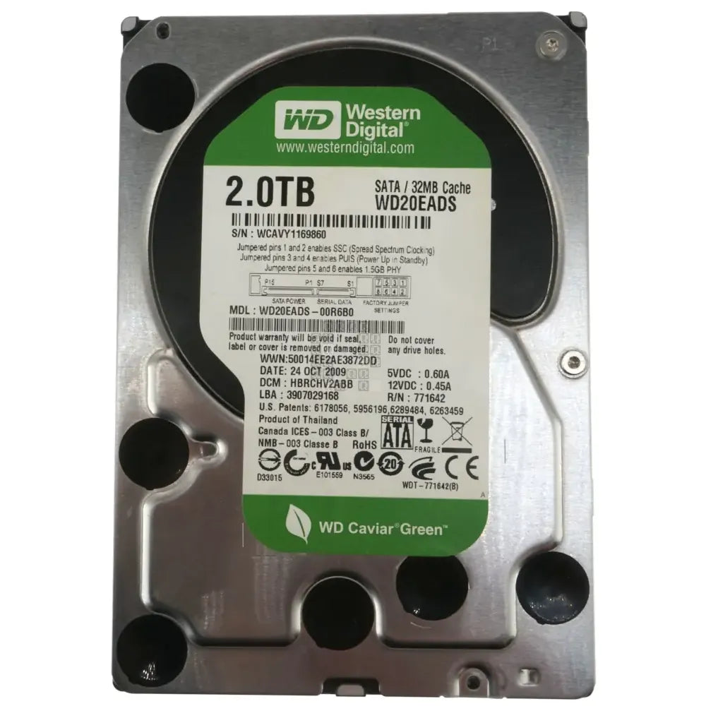 WD20EADS Hard Drive Failure & Teardown