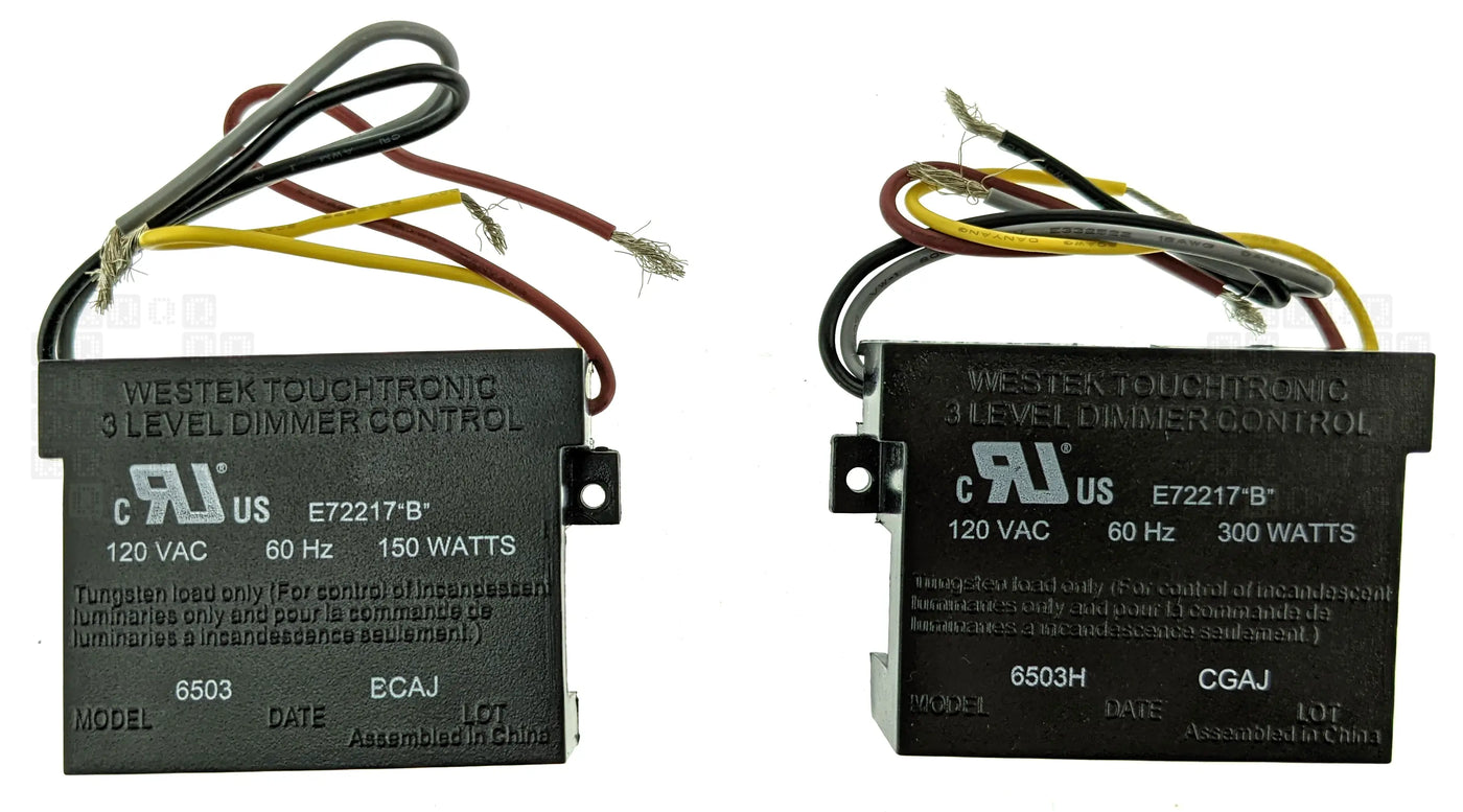 Westek 6503 vs 6503h Touch Dimmers
