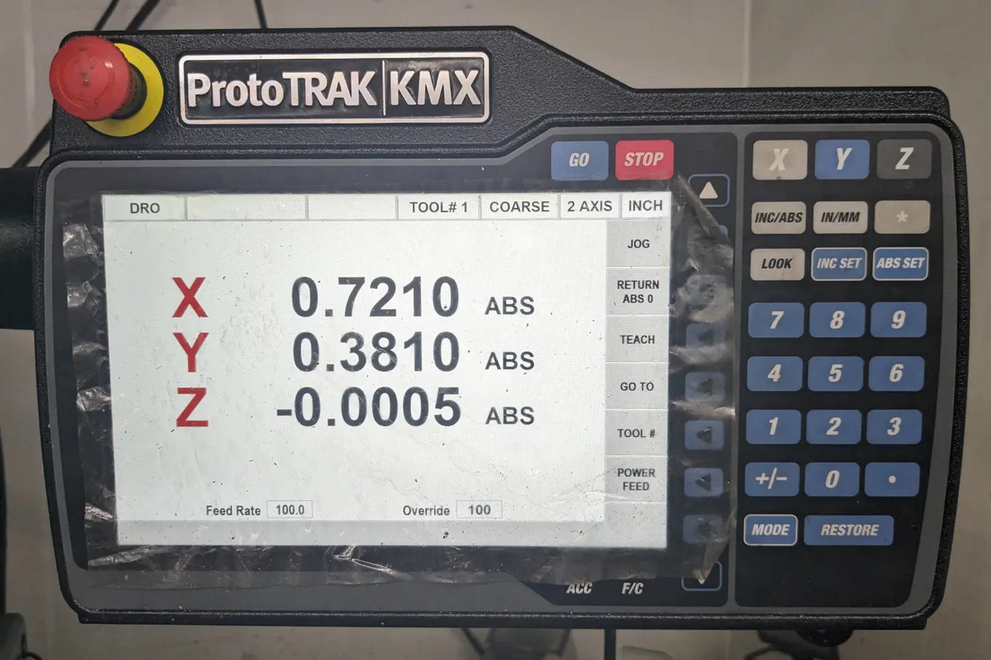 Prototrak KMX Dead Battery
