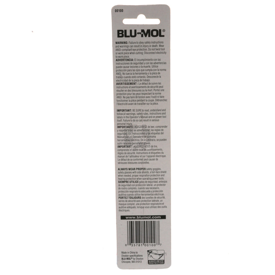 BLU-MOL 00100  #1 Phillips Screwdriver Bit, 6" Length