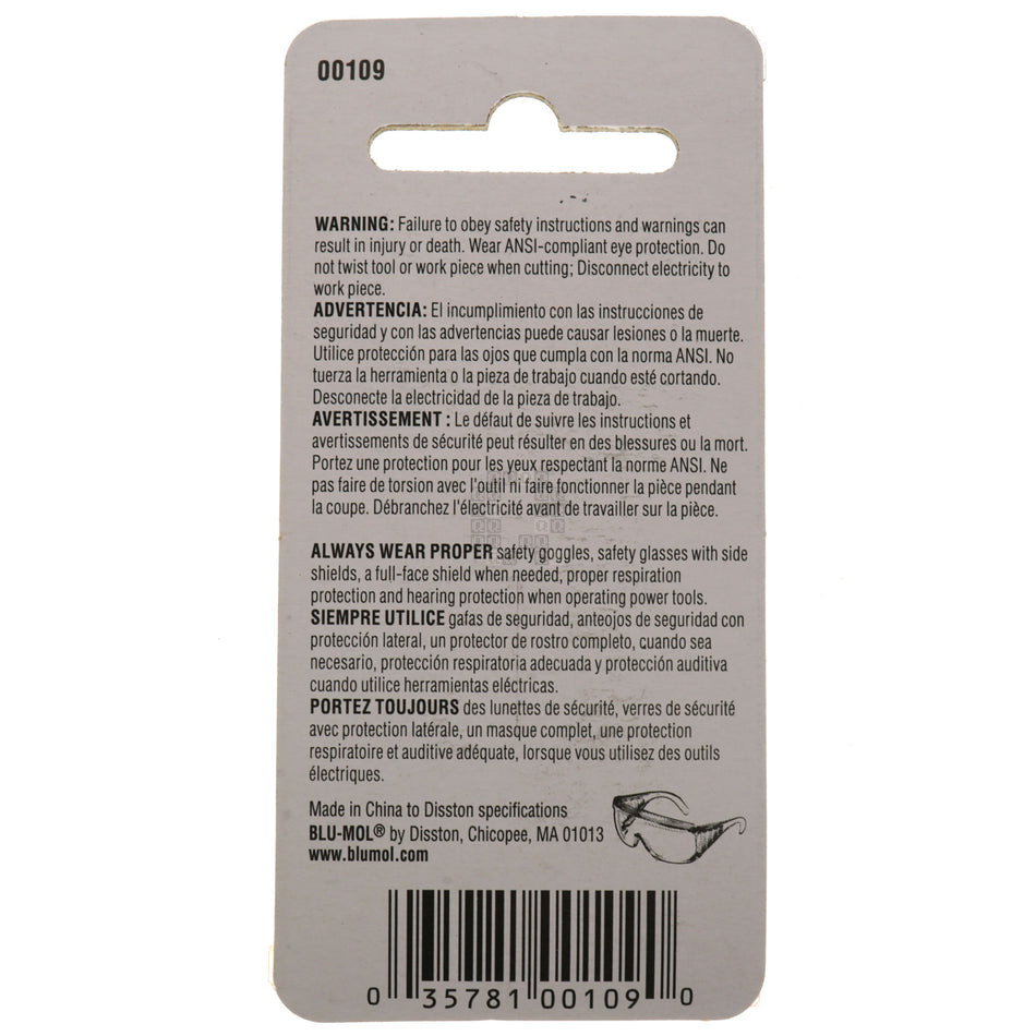 Blu-Mol 00109 T15 TORX / Star Drive Security Screwdriver Bit, 1" Length