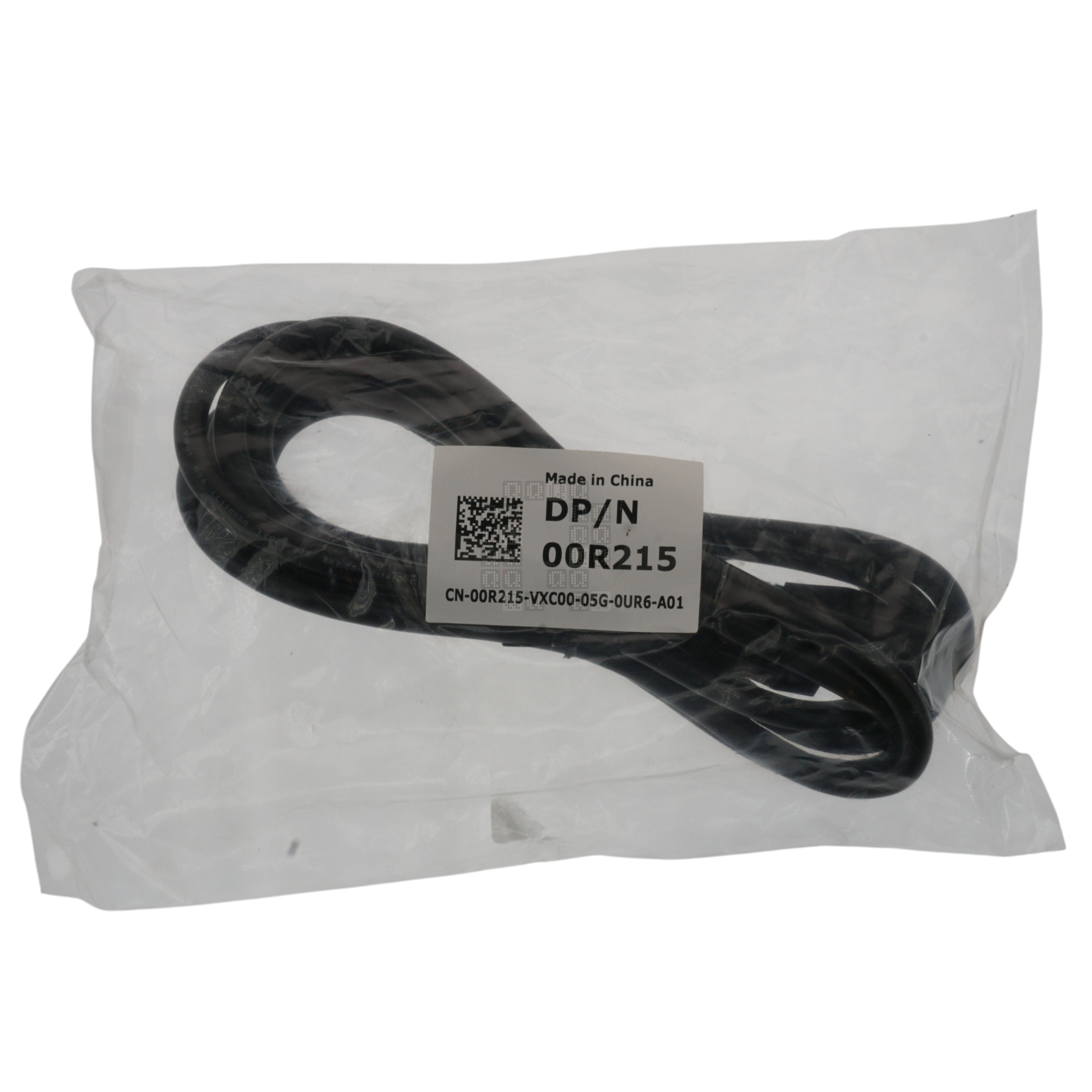 Dell 00R215 / OOR215 Black Power Cord, 14AWG, USA Plug