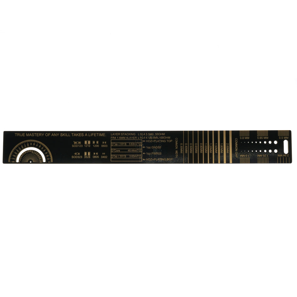 DIY More 020098 25CM / 8" Printed Circuit Board (PCB) Ruler