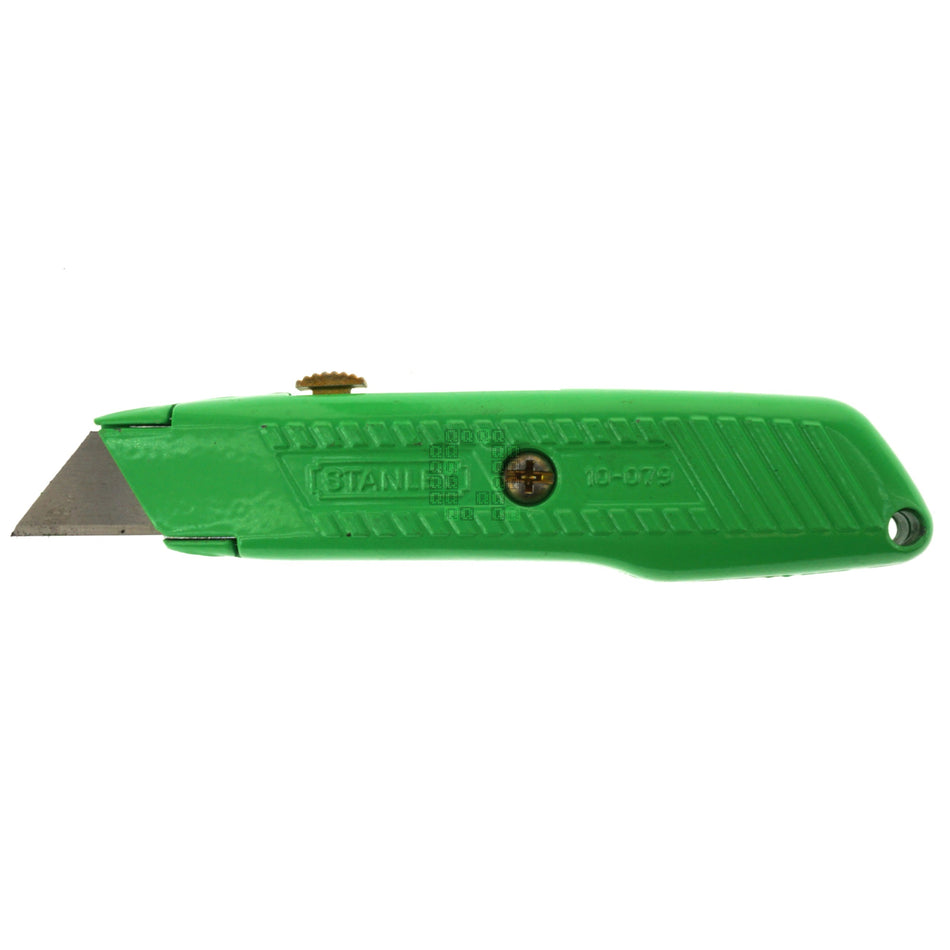 Stanley Tools 10-179 Countour-Grip Handle Utility Knife, High Visibility Green