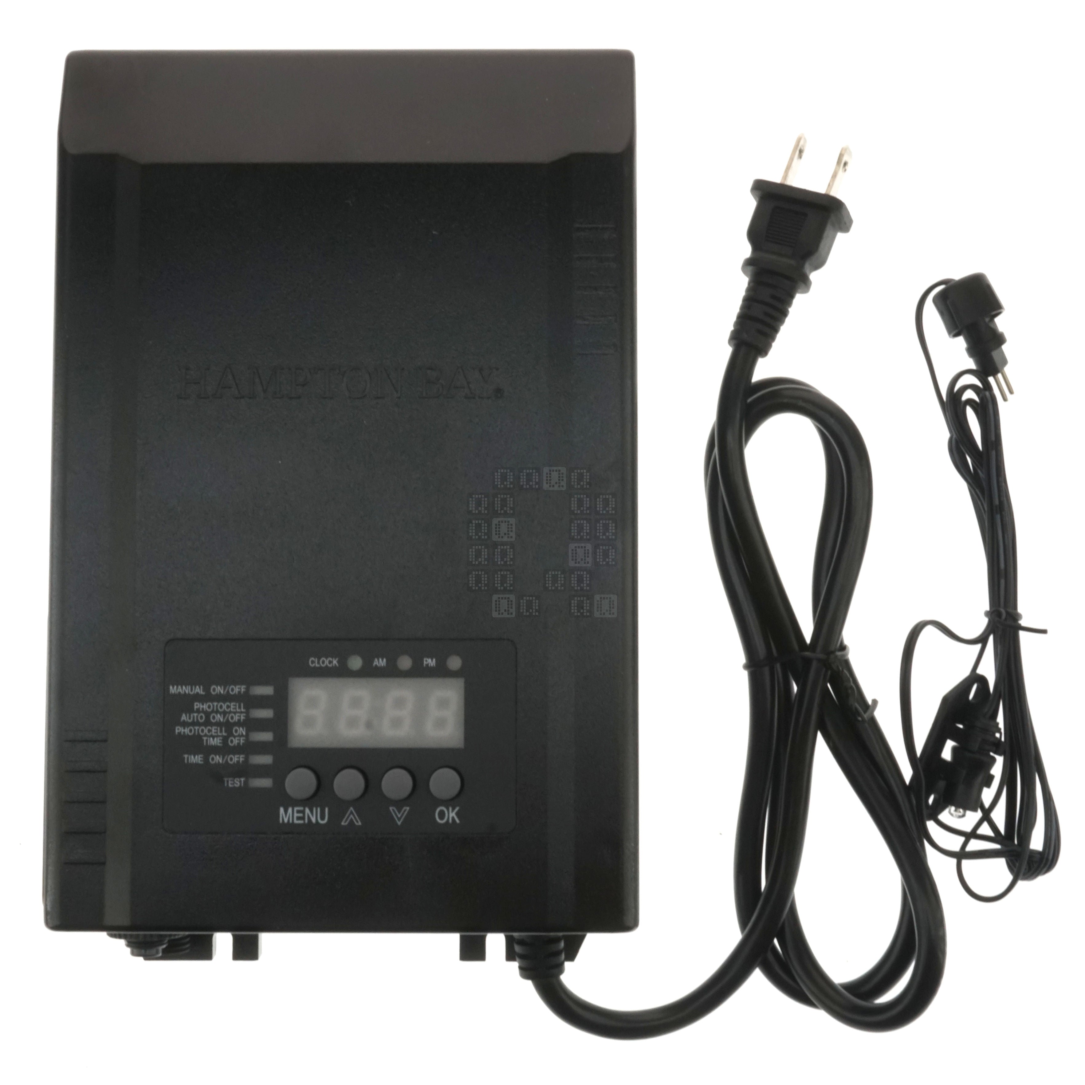Hampton Bay 1001509802 Low Voltage Digital Transformer, 12+15VDC 120W, SL-120-12A