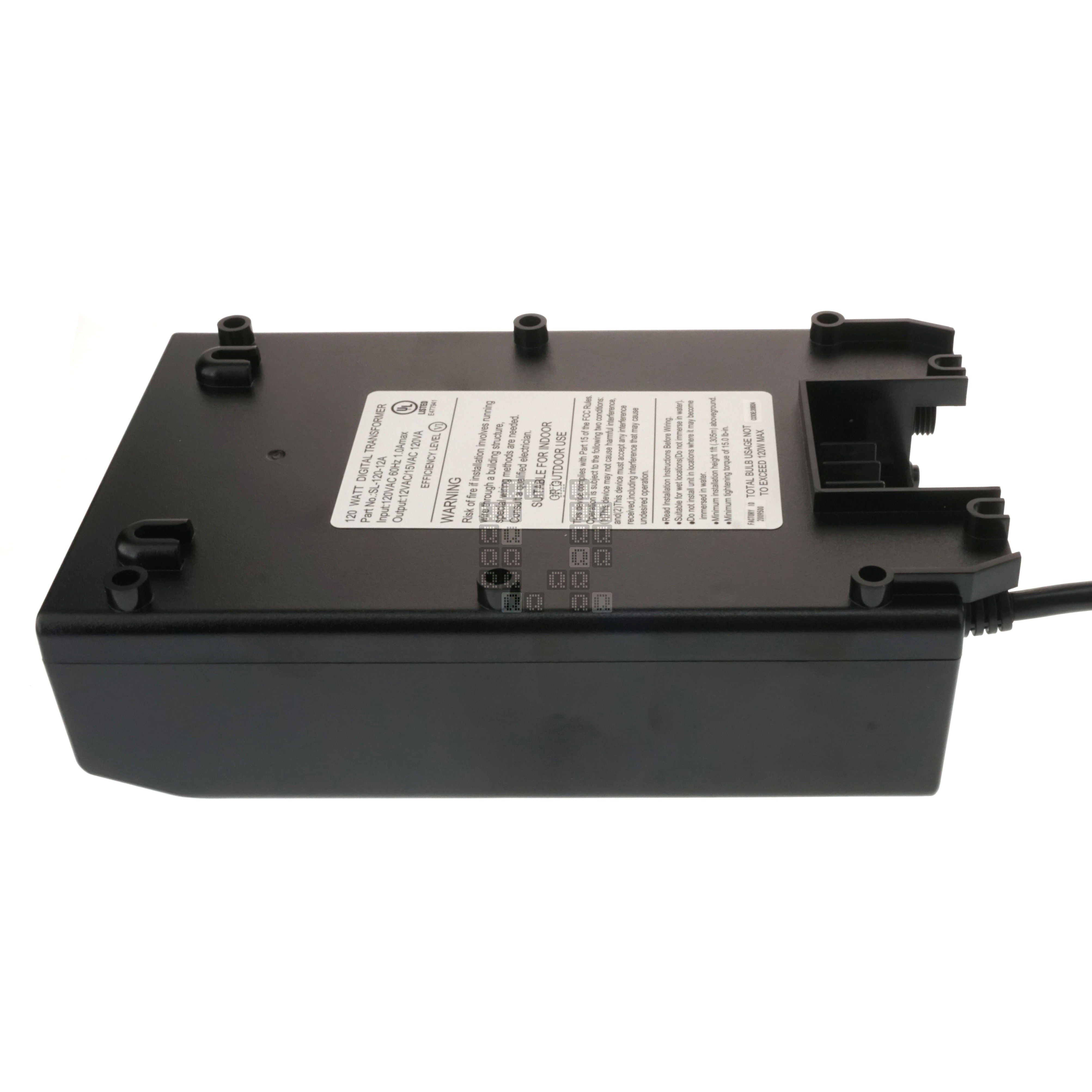 Hampton Bay 1001509802 Low Voltage Digital Transformer, 12+15VDC 120W, SL-120-12A