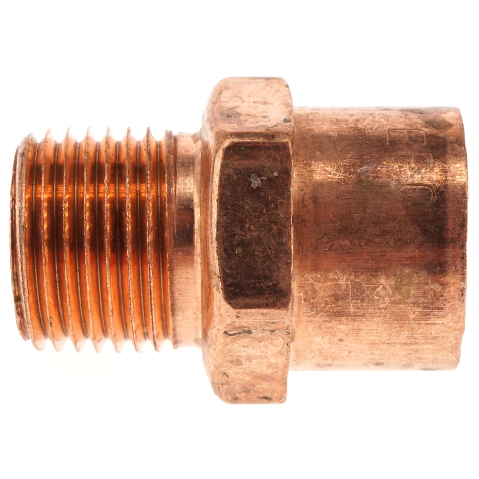 Elkhart Products 10030338 1/2" Male NPT to 3/4" Copper Pipe Solder Adapter