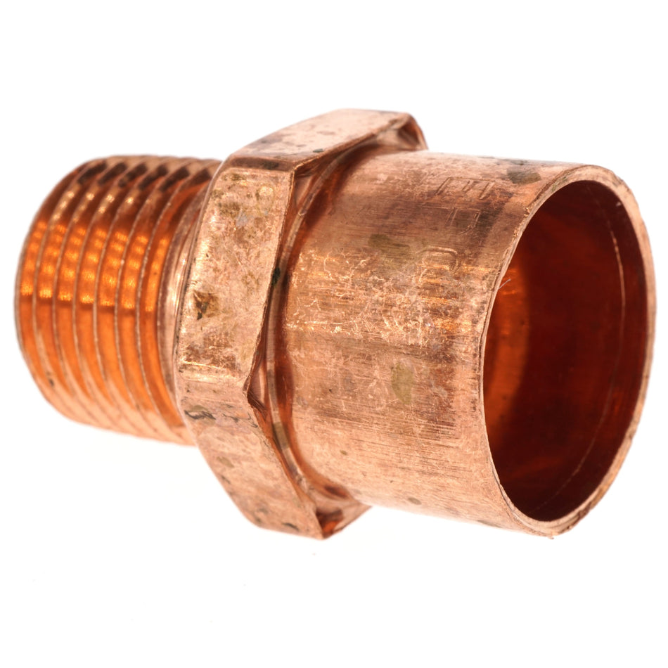Elkhart Products 10030338 1/2" Male NPT to 3/4" Copper Pipe Solder Adapter