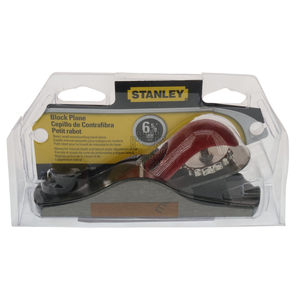 Stanley Tools 12-247 6-5/8" Adjustable Block Plane