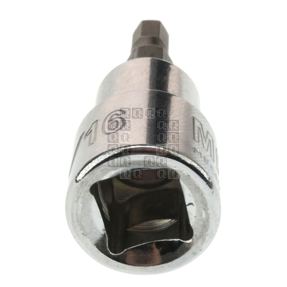 Master Mechanic 123596 3/8" Drive, Hex Bit SAE Chrome Socket, 3/16"