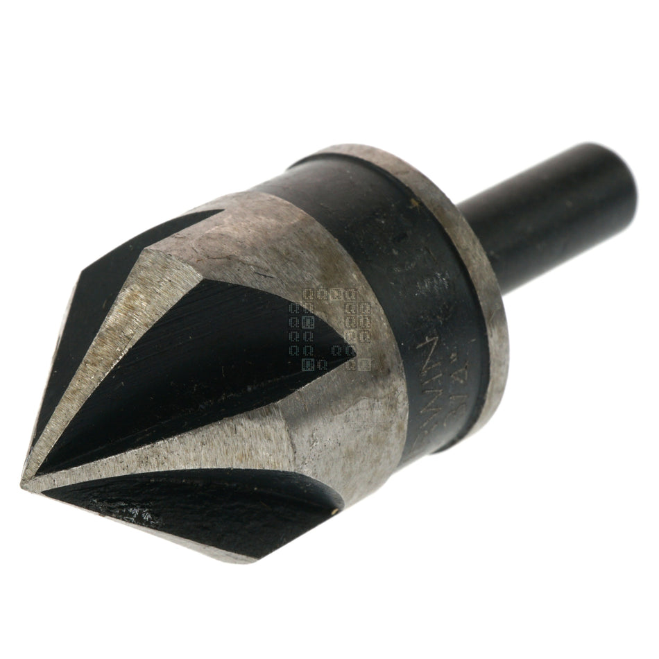 Irwin 12413 Round Shank High Speed Steel (HSS) Countersink, 3/4" / 19mm Diameter, 82°