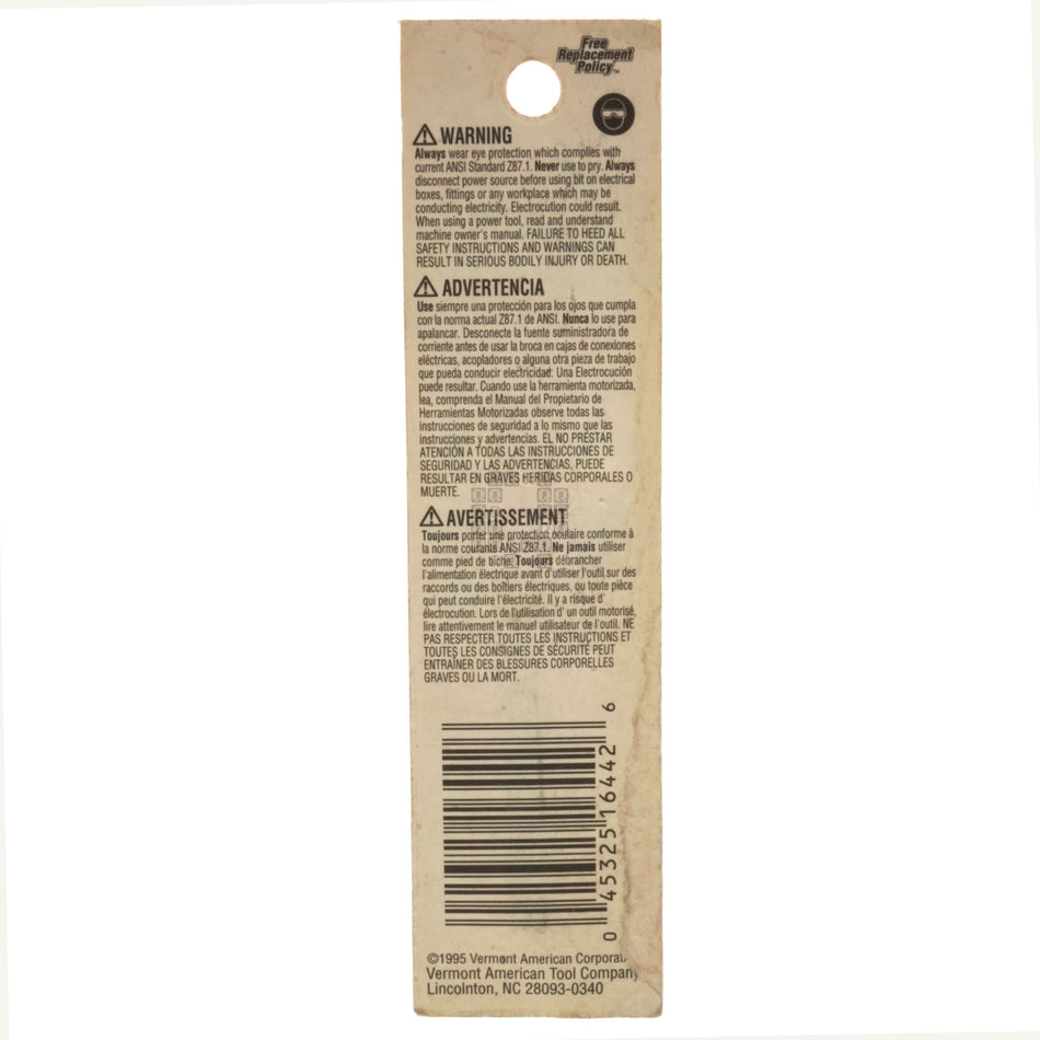 Vermont American 16442 Iso-Temp Claw Power #8-10 Slotted Screwdriving Bit, 2" Length