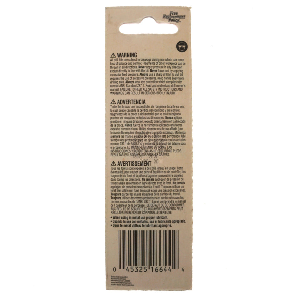 Vermont American 16644 5/8" HSS Single Flute Countersink, 82°