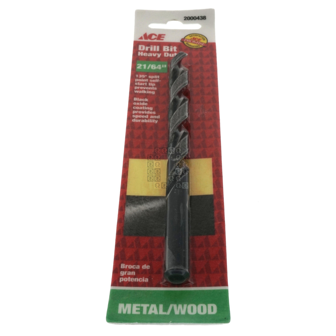 ACE Hardware 2000438 Heavy Duty 21/64" Black Oxide Drill Bit