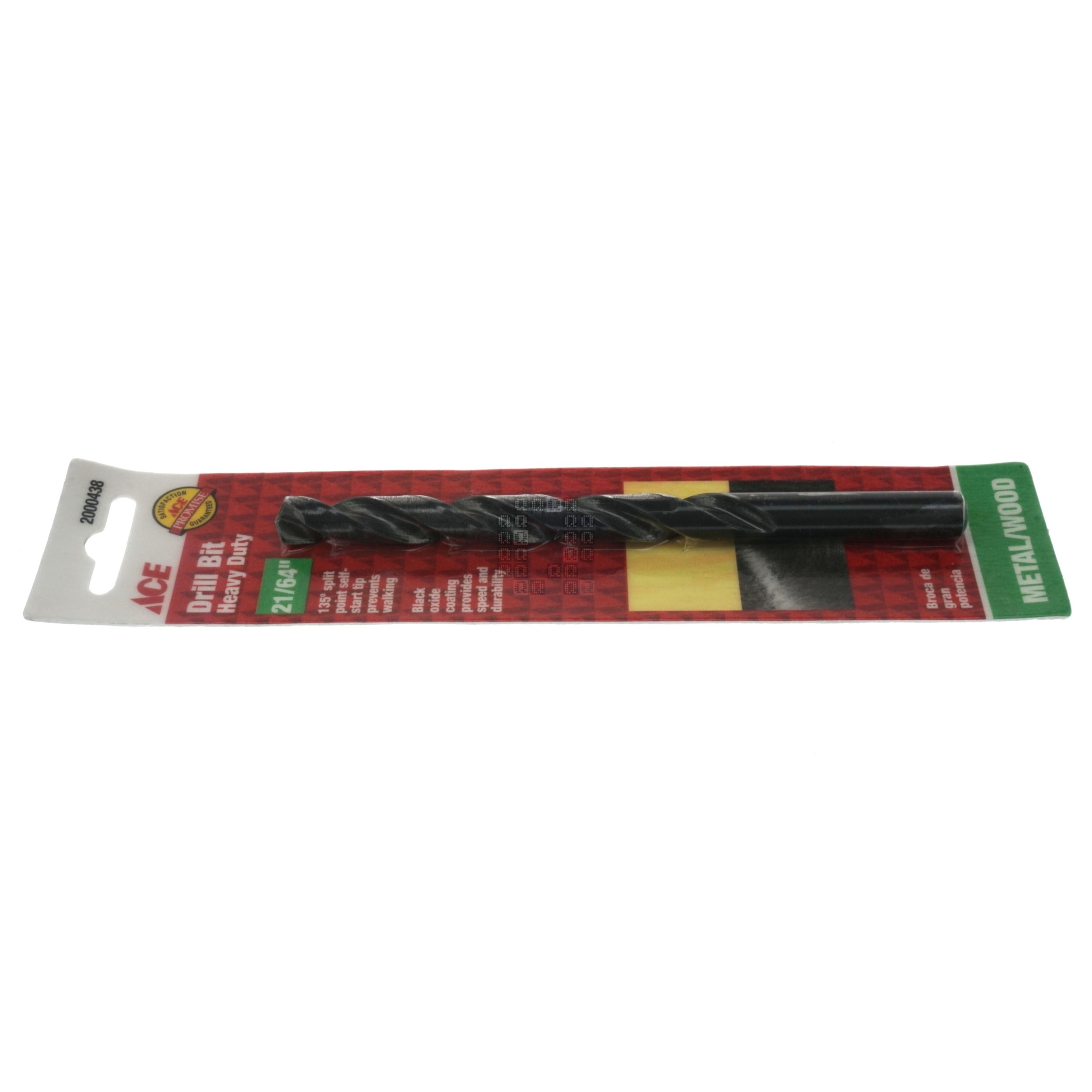 ACE Hardware 2000438 Heavy Duty 21/64" Black Oxide Drill Bit