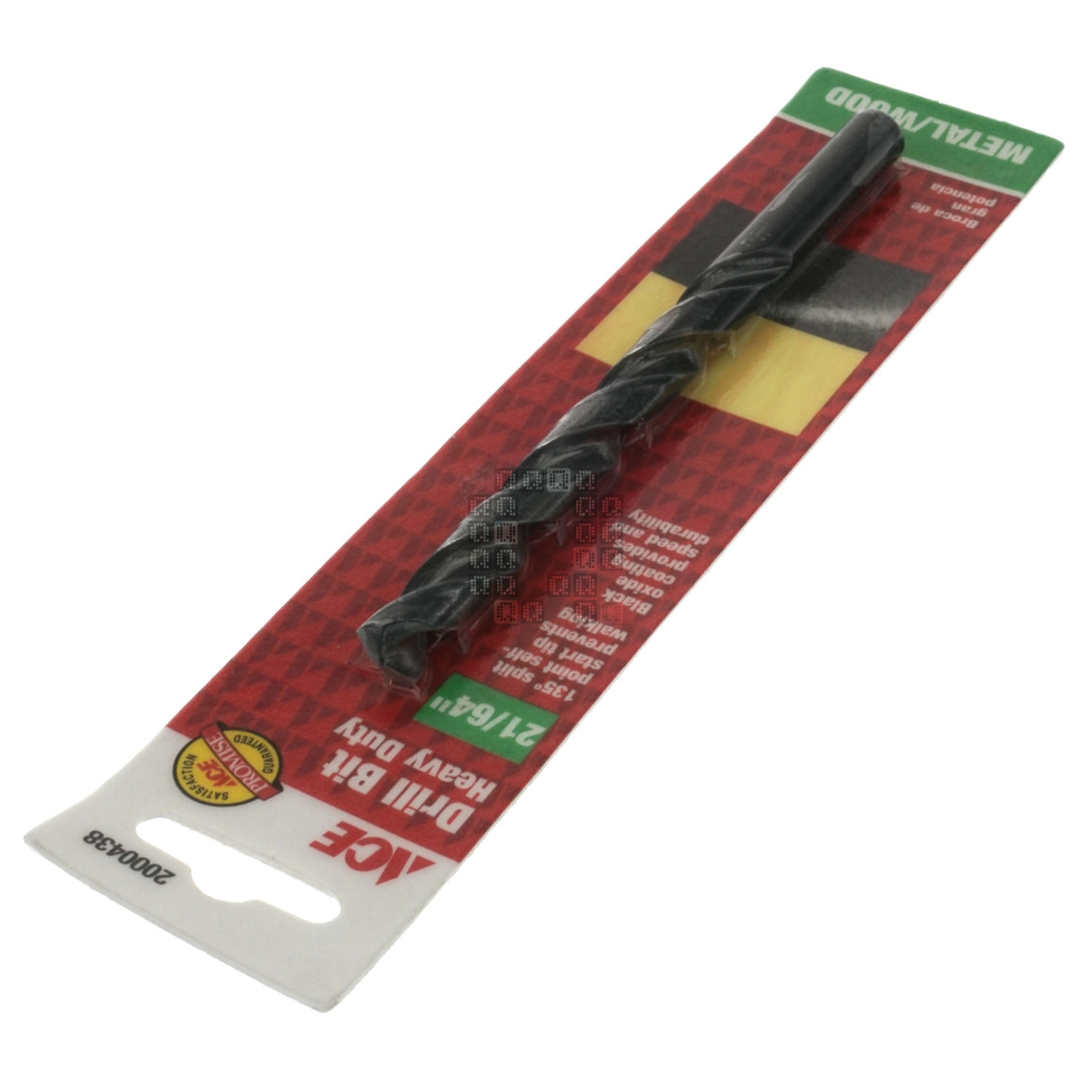ACE Hardware 2000438 Heavy Duty 21/64" Black Oxide Drill Bit