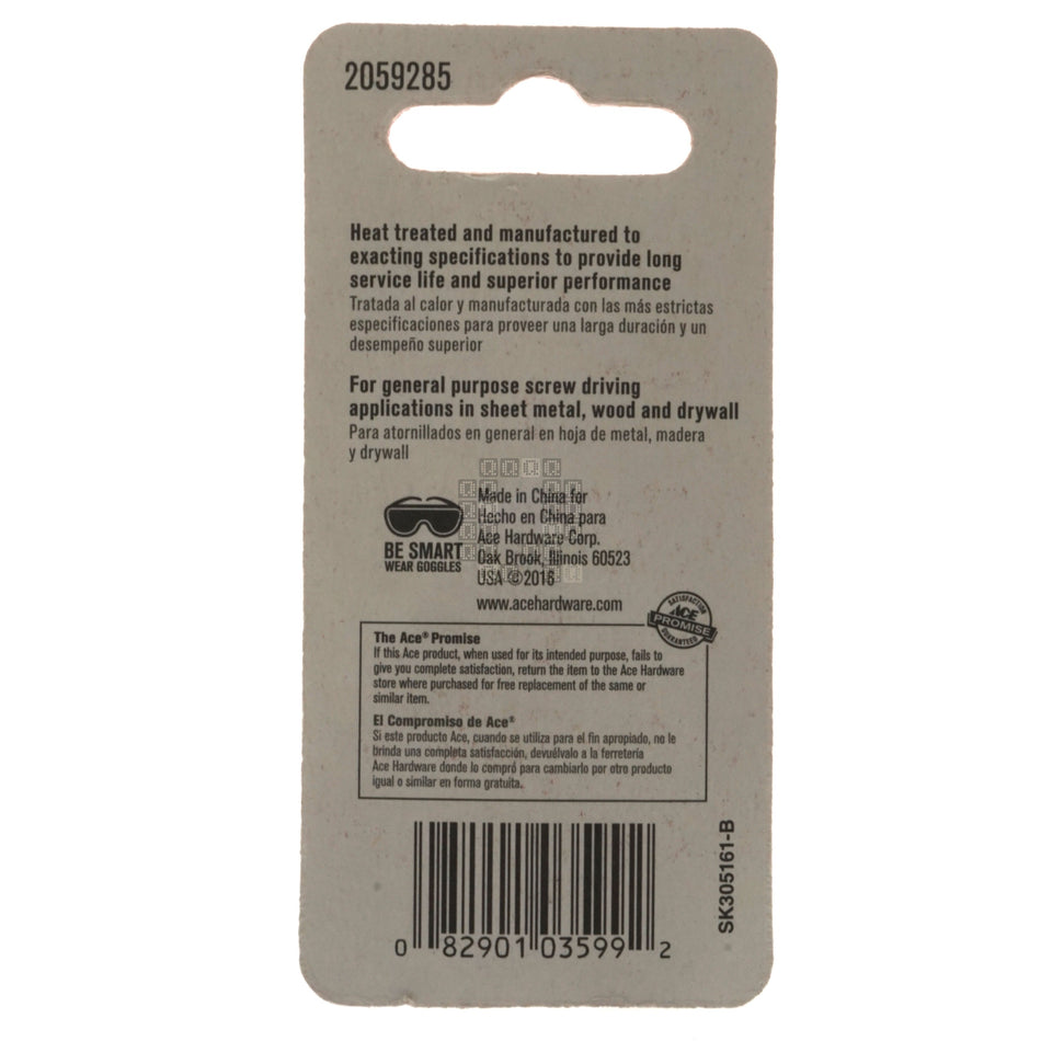 ACE Hardware 2059285 PH3 / #3 Phillips Driver Bit, 2" Length