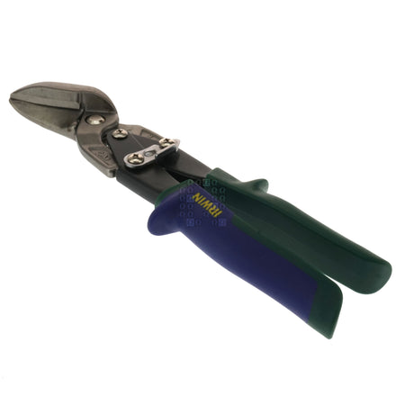 Irwin Industrial Tools 2073212 Right Hand Offset Tin Snips (Green Handle)