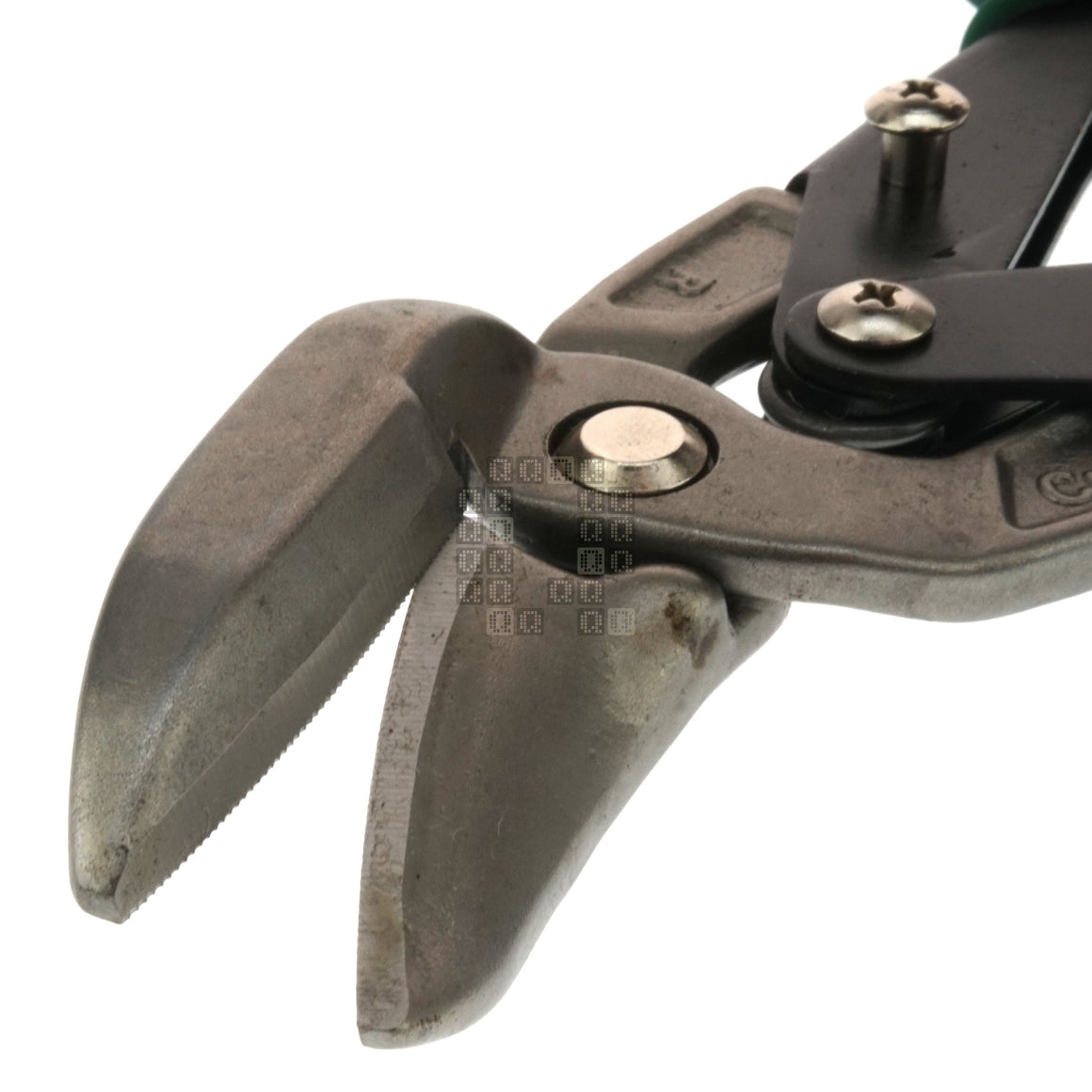 Irwin Industrial Tools 2073212 Right Hand Offset Tin Snips (Green Handle)