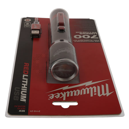 Milwaukee Tool 2110-21 USB Rechargeable 700L LED Flashlight