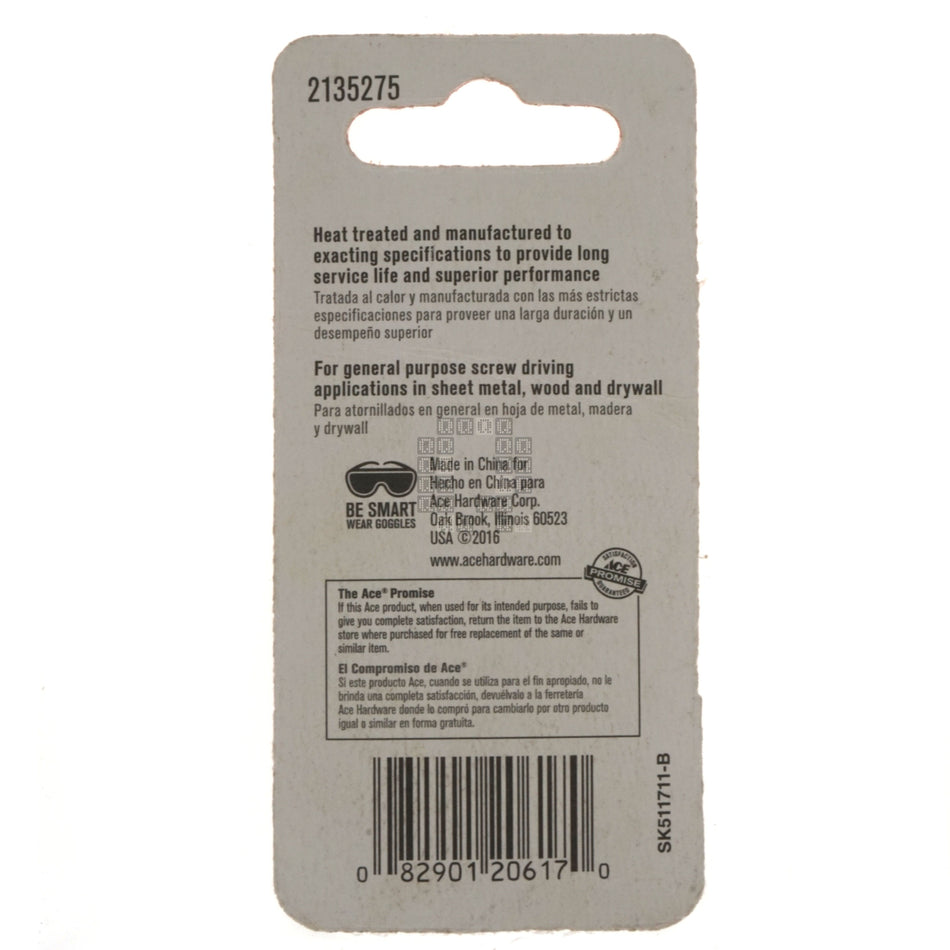 ACE Hardware 2135275 T40 TORX Driver Bit, 2" Length