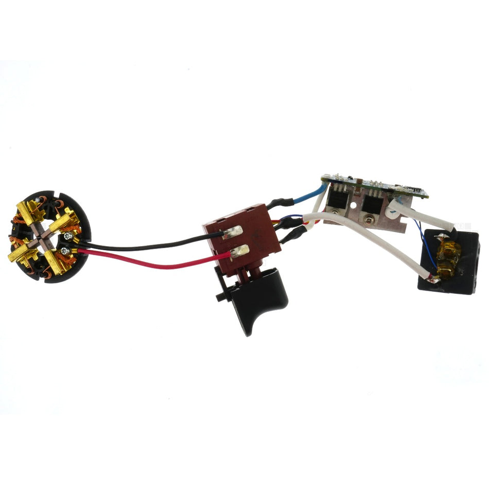 Milwaukee 22-56-1451 PCBA Circuit Board, Switch Assembly and Carbon Brushes