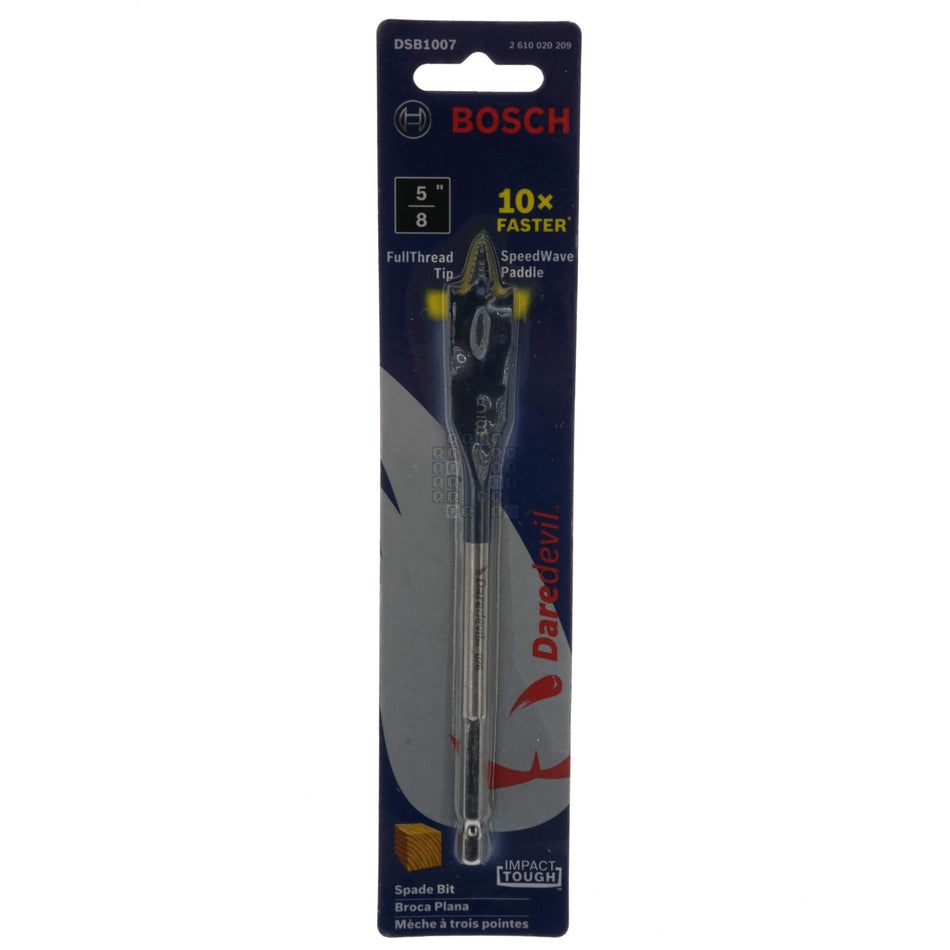 BOSCH 2610020209 DSB1007 Daredevil 5/8" x 6" Standard Length Spade Bit