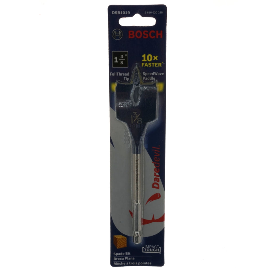 BOSCH 2610020218 DSB1019 Daredevil 1-3/8" x 6" Standard Length Spade Bit