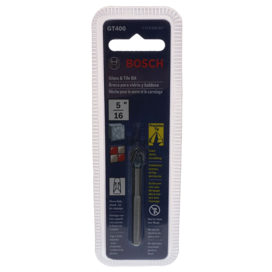 Bosch GT400 2610020407 5/16" Glass and Tile Bit