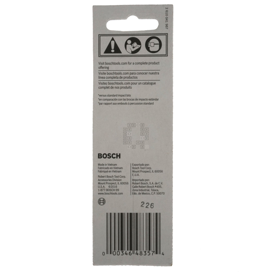 Bosch ITPH23501 2610039583 Impact Tough PH2 #2 Phillips Power Bit, 3.5" Length