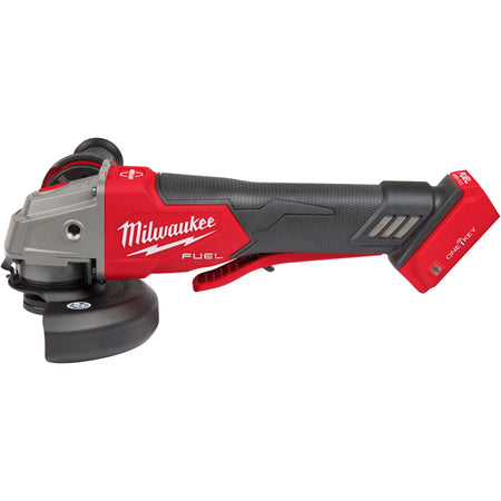 Milwaukee Tool 2882-20 M18 FUEL ONE-KEY Braking Angle Grinder with Paddle Switch