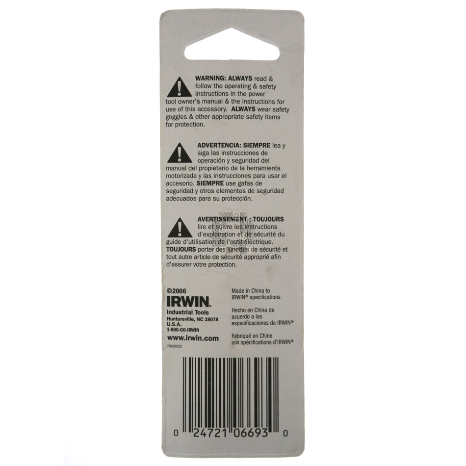 Irwin 3016004 Jobber Length 1/16" Cobalt Drill Bit, 135° Standard Tip