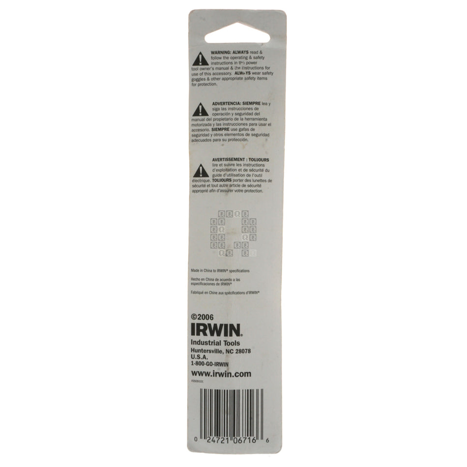 Irwin 3016025 Cobalt 135° Split Point Jobber Length Drill Bit, 25/64" Diameter
