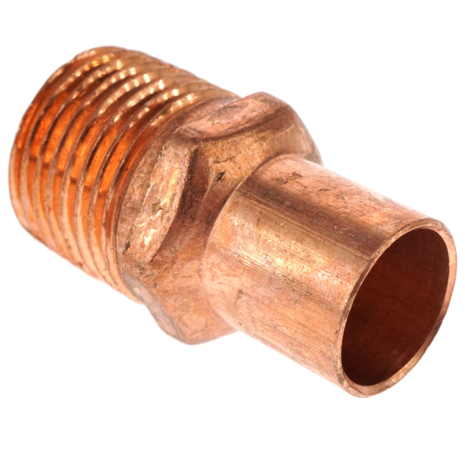 Elkhart Products 10030436 1/2" Male NPT to 1/2" Copper Pipe Solder Adapter
