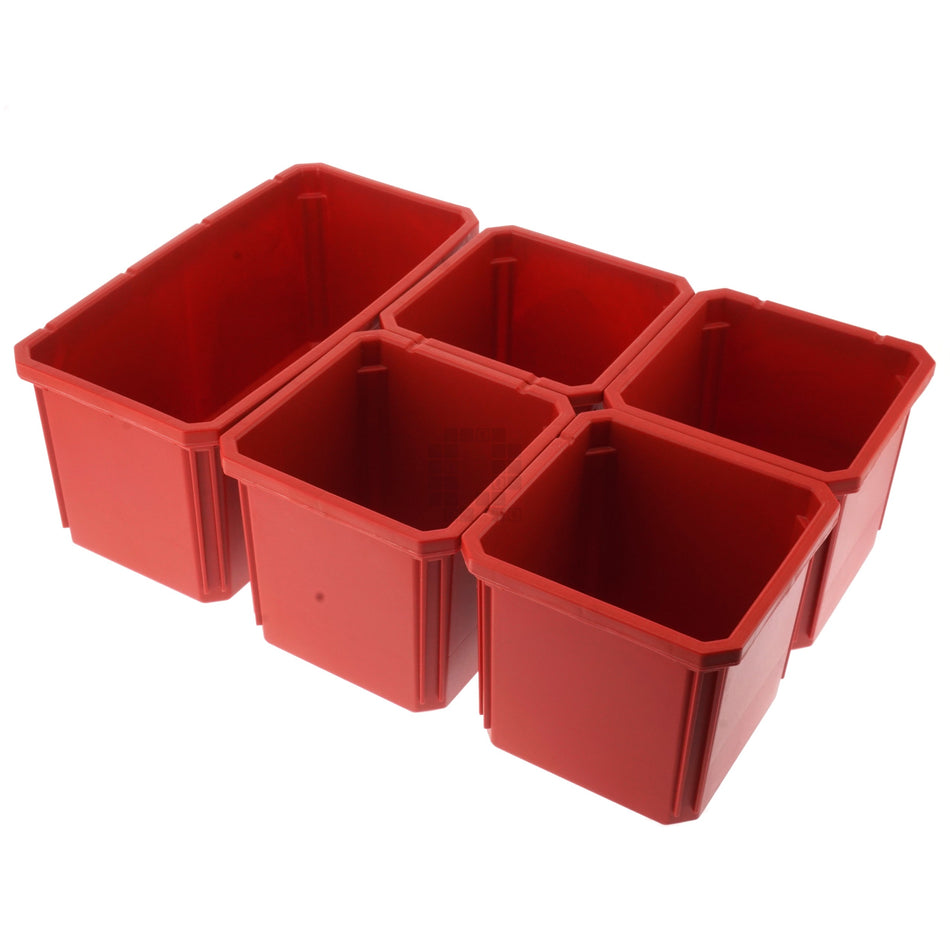 Milwaukee Tool 31-01-0501 PACKOUT Removeable Bin Kit, 4 Small and 1 Big
