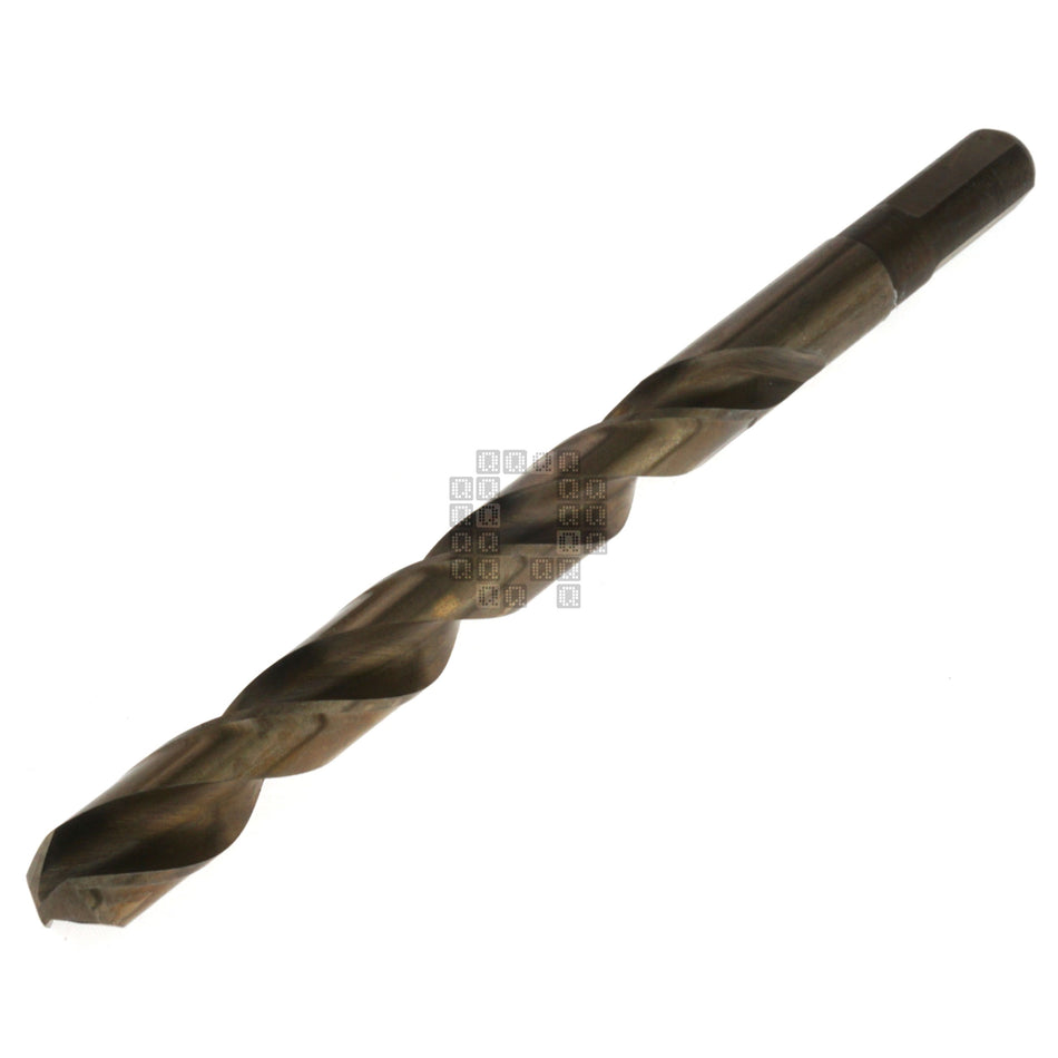 BLU-MOL 3304 25/64" Xtreme Cobalt Drill Bit, 135° Split Point, 3/8" Reduced Shank