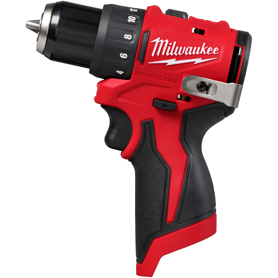 Milwaukee Tool 3401-20 M12 Compact Brushless 3/8" Drill/Driver