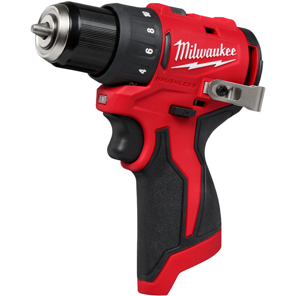Milwaukee Tool 3401-20 M12 Compact Brushless 3/8" Drill/Driver