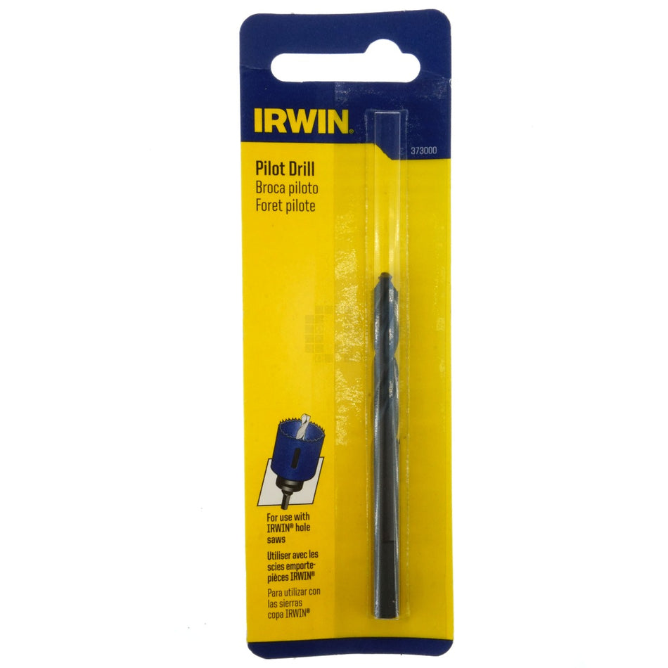 Irwin 373000 Black Oxide Hole Saw 1/4" Pilot Drill Bit