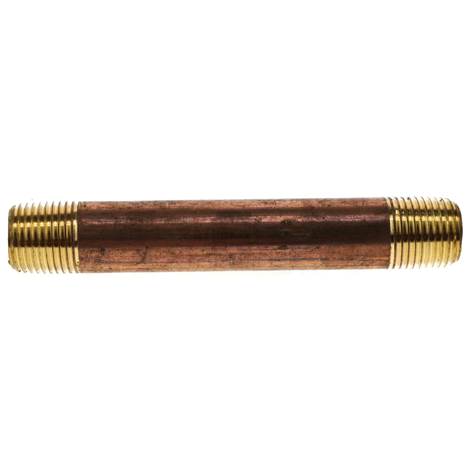 Anderson Metals 38300-0225 Red Brass (Lead Free) 1/8" NPT x 2-1/2" Pipe Nipple