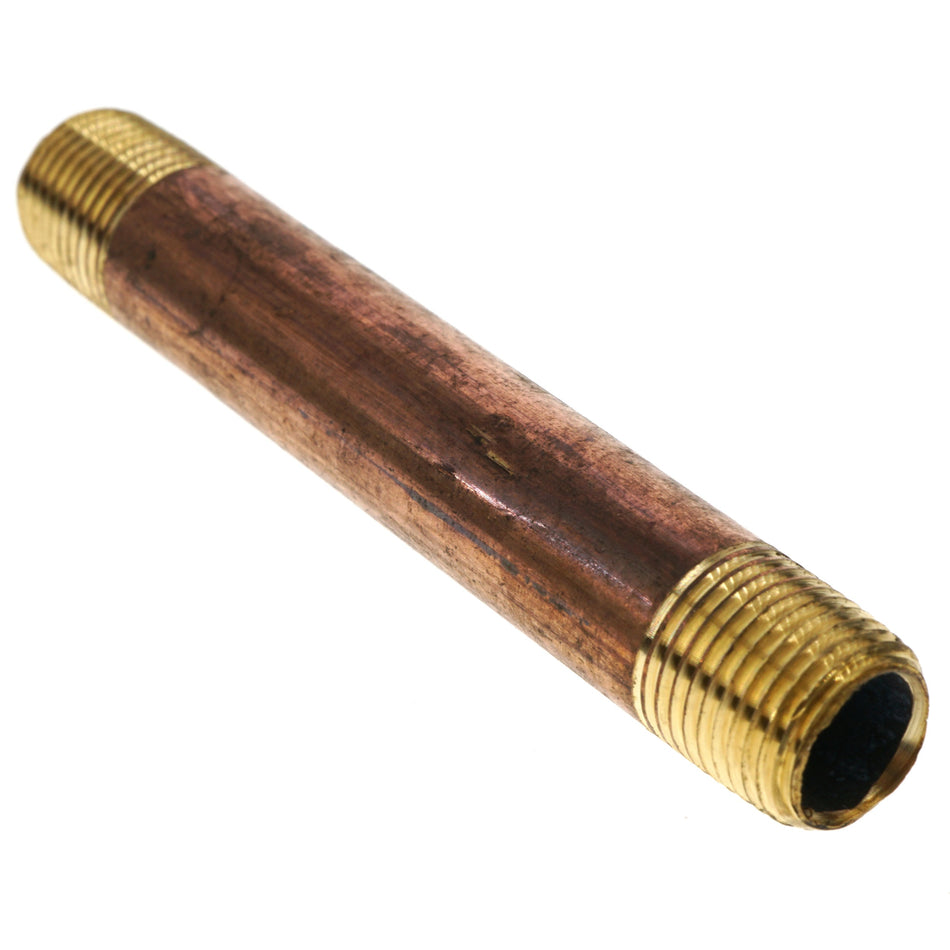 Anderson Metals 38300-0225 Red Brass (Lead Free) 1/8" NPT x 2-1/2" Pipe Nipple