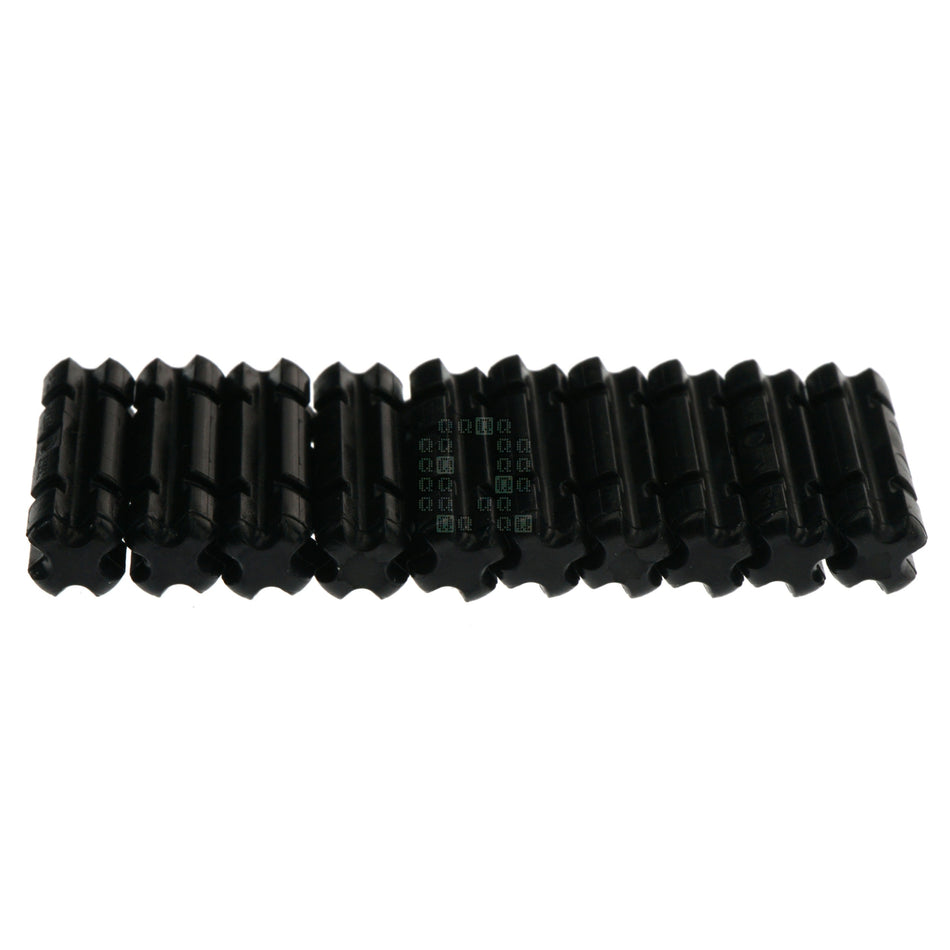 LEGO 4109810 32062 Black 2M Cross Axle with Groove, 10-Pack