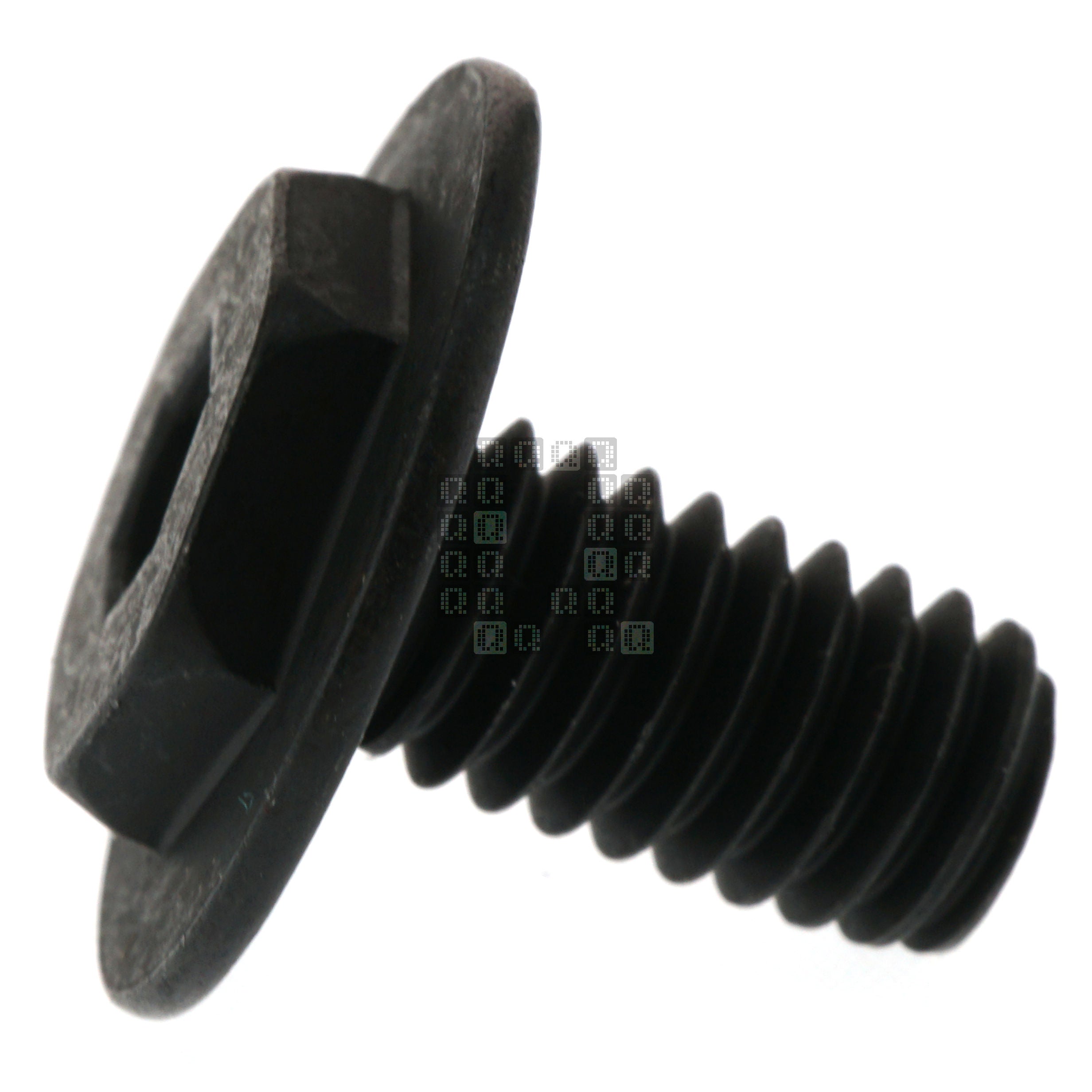 Milwaukee Tool 42-60-0367 Black Steel Hex Flange Bolt, 5/16"-18 LH
