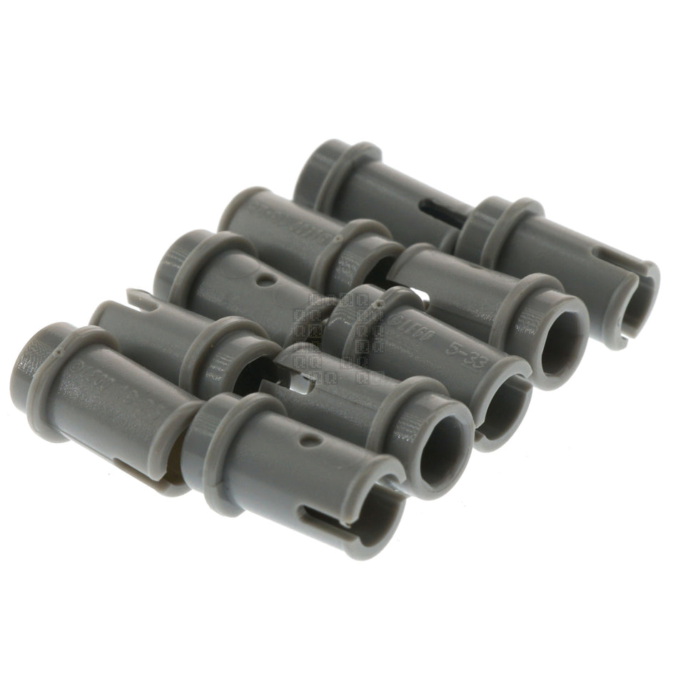 LEGO 4211483 Connector Peg with Knob, Medium Stone Grey, 10-Pack