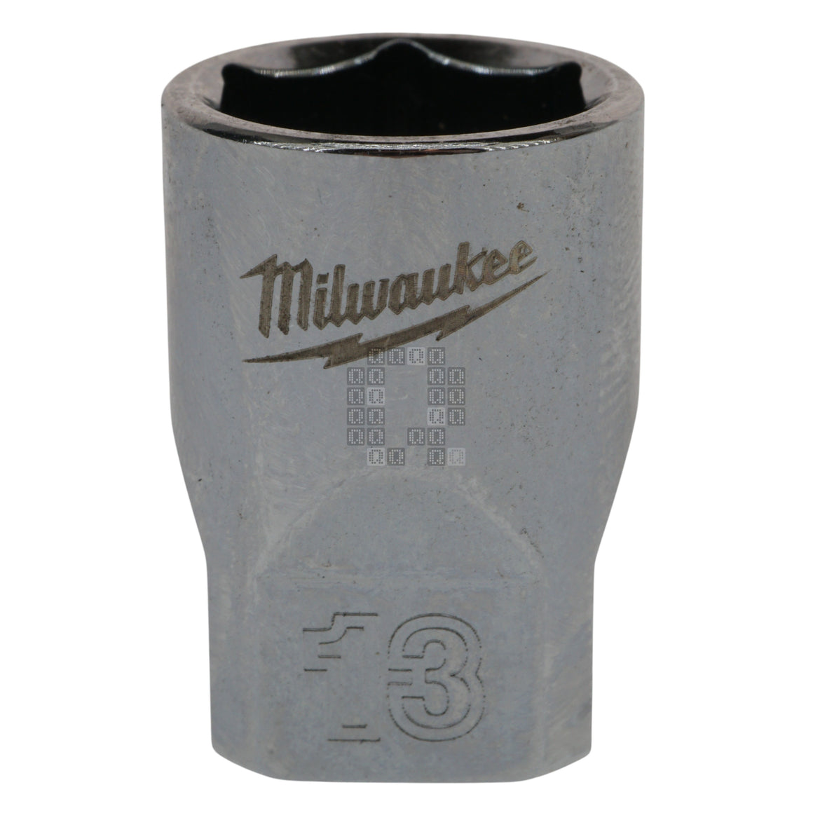 Milwaukee Tool 45-34-9039 Standard 1/4" Drive Chrome 13mm Metric Socket with Four Flat Sides
