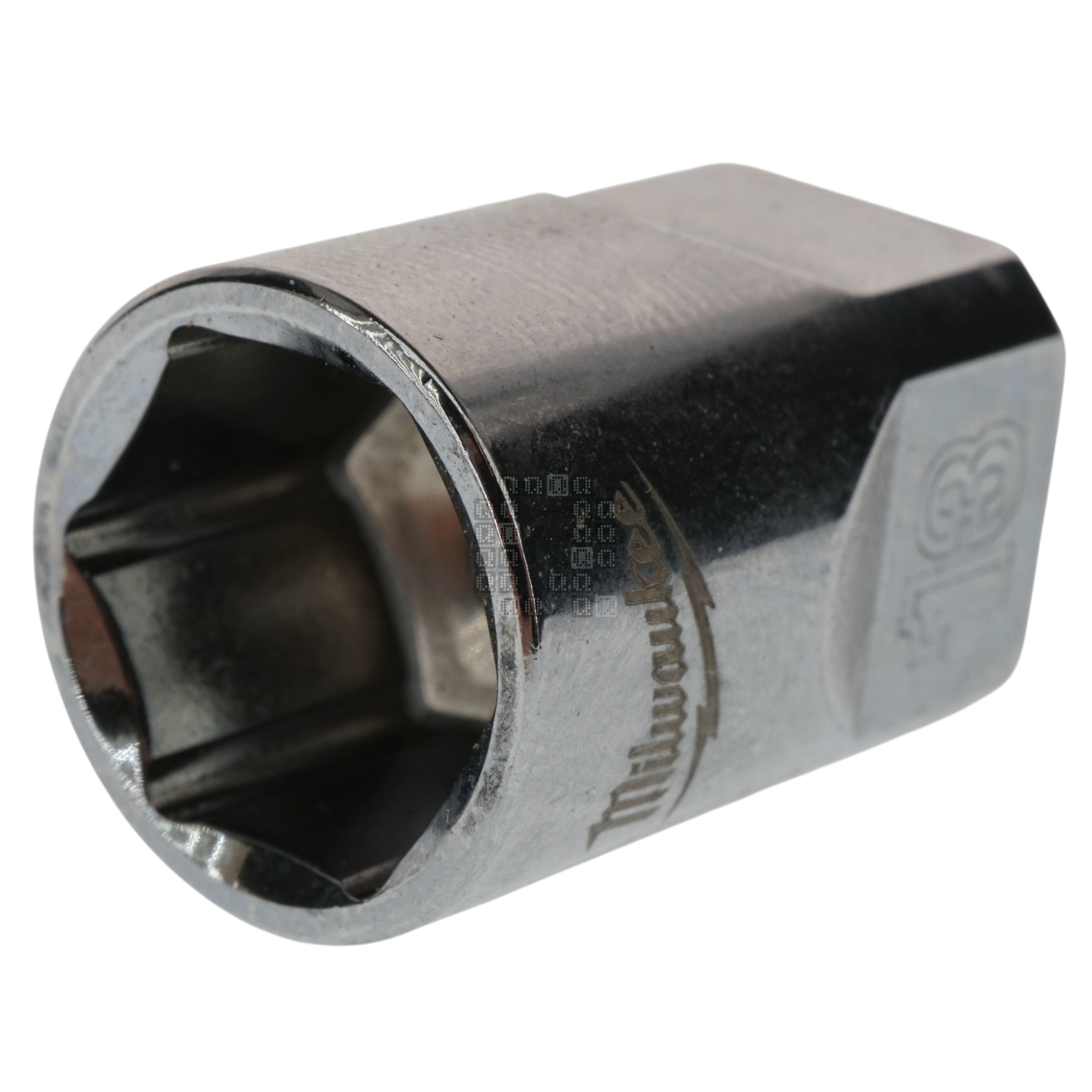 Milwaukee Tool 45-34-9039 Standard 1/4" Drive Chrome 13mm Metric Socket with Four Flat Sides