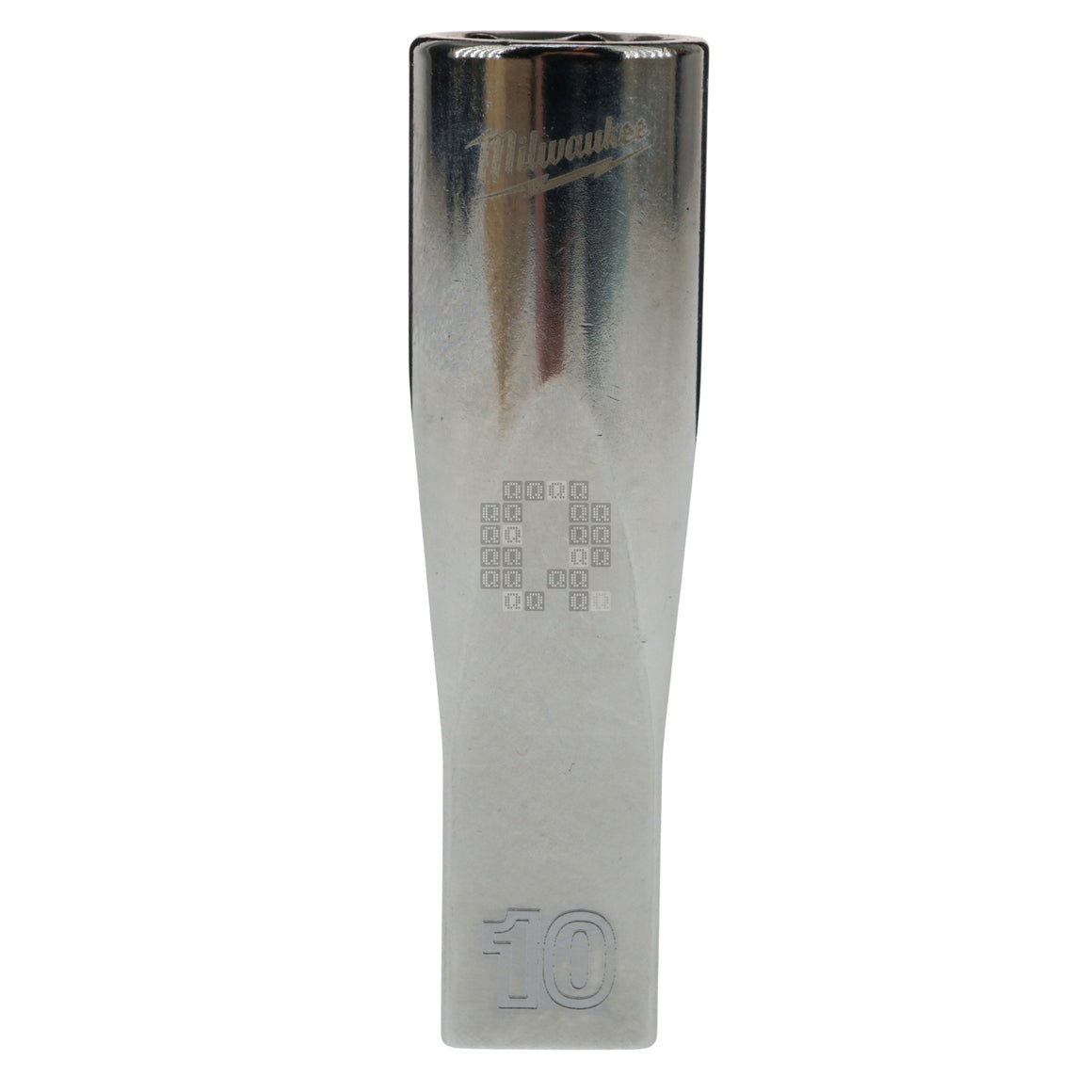 Milwaukee Tool 45-34-9048 Deep Chrome 1/4" Drive 10mm Metric Socket with Four Flat Sides