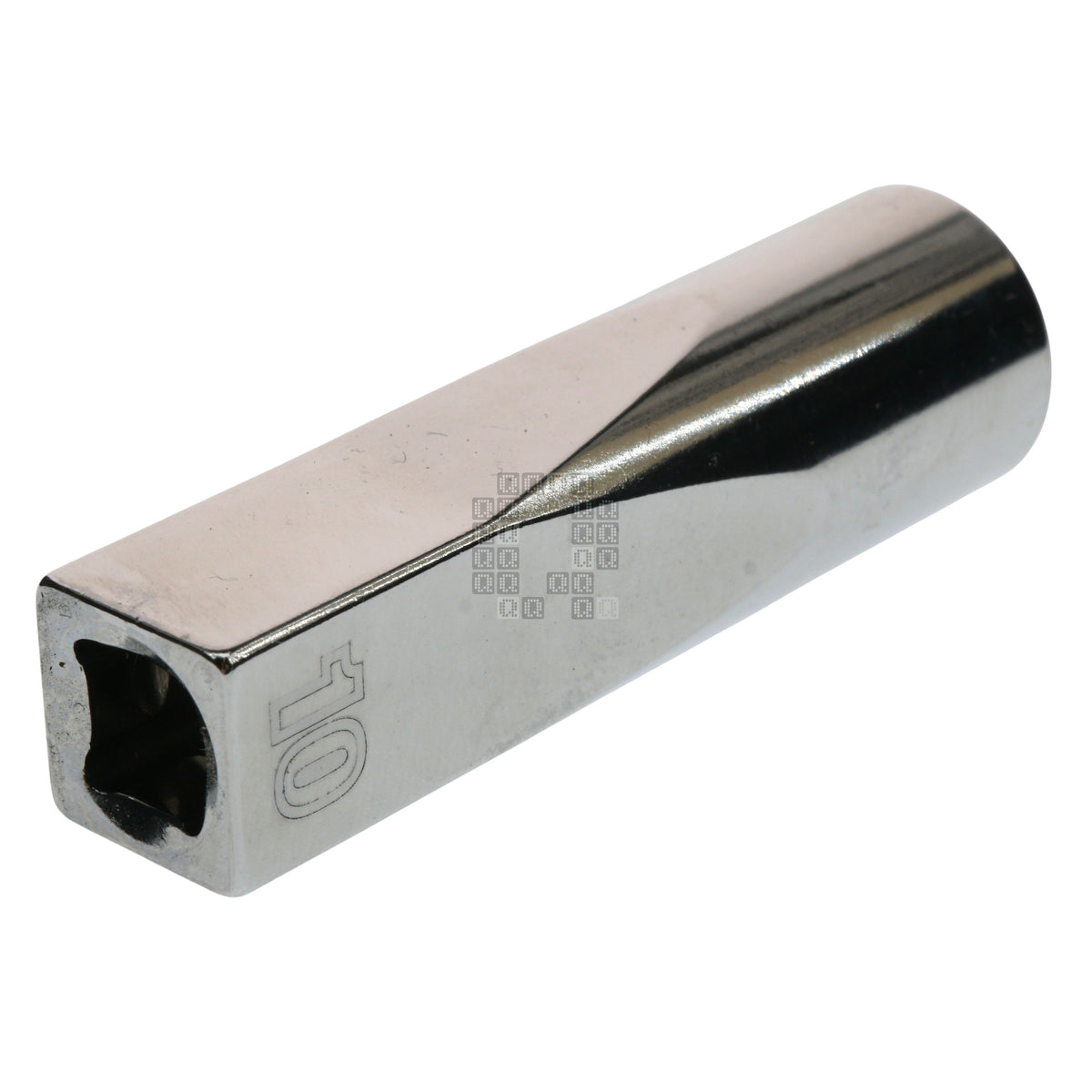 Milwaukee Tool 45-34-9048 Deep Chrome 1/4" Drive 10mm Metric Socket with Four Flat Sides
