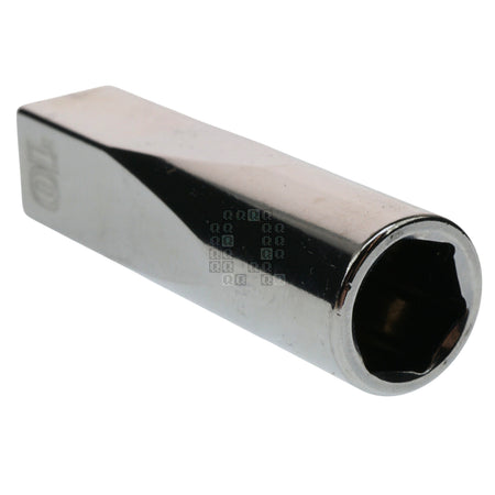 Milwaukee Tool 45-34-9048 Deep Chrome 1/4" Drive 10mm Metric Socket with Four Flat Sides