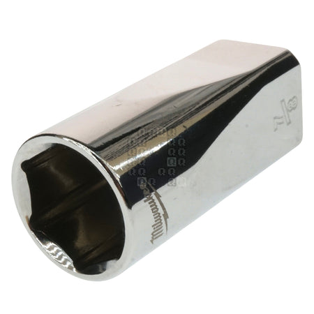 Milwaukee Tool 45-34-9075 Deep 3/8" Drive Chrome 7/8" SAE Socket with Four Flat Sides